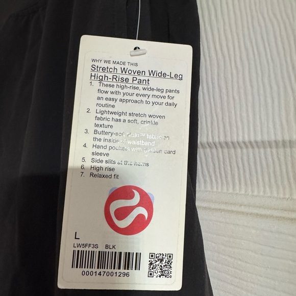 NWT Lululemon Stretch Woven High-Rise Wide-Leg Pant - Picture 3 of 4